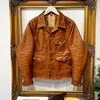 Men's Leather Faux YRCidu Brandluxury quality Sunset yellow soft cowhide jacketWest Vintage style real leather coatfashion 230831