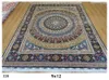 Carpets Persian Carpet Hand Knotted Silk For Living Room Bedroom Rug Size 9'x12'