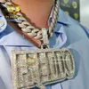 Nieuwe mode luxe Vvs Moissanite Diamond Iced Out 925 sterling zilveren aangepaste hanger
