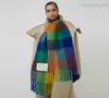 Schals Winter AC Imitation Kaschmir Schal Frauen Farbe Passende Dicke Bunte Gestreifte Gradienten Schal 25036cmx5v0