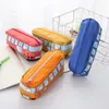 Nauka zabawek autobus słodki ołówek pudełko na płótnie pudełko papiernicze duża pojemność Pen Pen Pen Bag School Pencil Case for Children Pen Case Kawaii Prezenty studenckie