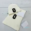 Women's Hat Scarf Set Solid Color Women's Winter Scarf Sticked Hat Outdoor Sports Ski Cap Scarf