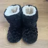 Tofflor vinter kvinnor skor par golv strumpor vuxna nonslip förtjockning sammet inomhus dans Hightube 230831