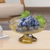 Plates fruktplatta dekorativ skålhållare elegant korg för borddekor