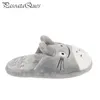 Slippers Totoro Cute Cat Cartoon Animal Women/men Couples Home Slipper For Indoor House Bedroom Flats Comfortable Warm Winter Shoes 230830