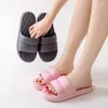 Slippers Summer Men Women Slides Sandals Bathroom Beach Couples Home Soft Bubble Footwear Flip-flops Indoor Shoes Candy Color