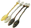 Crystal Retro Patter Patcher Spoon Misch Coffee Spoon Медовый десерт мороженое совок чайной ложки бесплатная доставка 23 LL