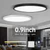 Ultramin 0,9 pouce luminosité Dimmable LED Plafond lampe pour chambre à coucher lampes de cuisine du salon