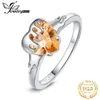 Anillos de boda Joyería Llegada Miel Corazón 3 3ct Morganita Color Piedra preciosa 925 Anillo de declaración de plata esterlina para mujer Joyería de moda 230830