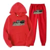 Trapstar Tracksuit czarny męski bluza z kapturem Trapstar Men Men Sportswear Panter Set Ustaw koszykówkę 2 sztuki luźne kobiety długie rękaw 8331