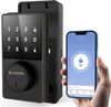 Sleutelslot Smart met Bluetooth Keyless toegangsdeur Touchscreen toetsenborden Eenvoudig te installeren App Ontgrendelen Beveiliging Waterdicht El 230830