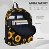 Mochila Patrón De Girasol Mochilas De Gran Capacidad Bolsa De Libros Para Estudiantes Mochila Para Portátil De Hombro Mochila De Viaje Para Niños Escuela