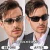 CoolPandas Randlose Outdoor Sport Fahren Photochrome Sonnenbrille Männer Polarisierte Gläser Tag Nacht Chamelon Goggle zonnebril heren