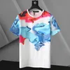 Sommarvarumärke Mens T Shirt Fashion Men Women Designers Kläder Högkvalitativ kort ärm Casual Loose Couple Tee GG717