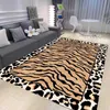 Leopard Animal Print Living Room Carpet Fashion Light Luxury Decorate Coffee Tables Mat Large Area Bedroom Rug Tapis HKD230829