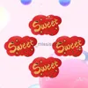 Borstkussen NOTCC 10 paar Red Cloud Sweet Letter Tepelhoezen voor 20s Jonge Vrouwen Wegwerp Leuke Borststickers Rock Borstpasteien x0831