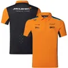 McLaren F1 Team Fani T koszule T-shirty 2023 Summer Men's Formuła 1 Ubrania wyścigowe Krótkie rękawy Sport na świeżym powietrzu Szybkie suche przecier 285y