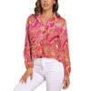 Damesblouses Aves Mandala blouse Dames Retro Bohemen Print Street Fashion Losvallend Lange mouw Trendy overhemd Op maat Tops Groot formaat 3XL