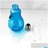 Outros acessórios para fumar Tubos de vidro grosso queimador de óleo Bubbler Water Bong Dab Rig Pipe Big Head Ball Tobacco Bowl Vermelho Azul Verde Glasr Dhpnn