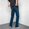 2022 venda quente casual homens jeans fino ajuste hip hop denim jeans dos homens de alta qualidade primavera outono estilo coreano zíper jeans hkd230829