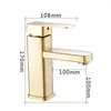 Bathroom Sink Faucets Fixture Waterfall Tap Monobloc Modern Basin Mixer Faucet Gold 304 Stainless Steel Showers 1pc