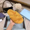 Fur Slippers Designer Women Slipper Furry Slides Sheepskin Platform Wool Sandals Winter Warm Fluffy Furry Scuffs Fuzzy Flip Flops