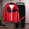 Men's Tracksuits tech fleece Set of New Autumn winter jacket Sports Suit Hooded Training hoodie Brand mens Pants Casual designer sweater 5XL