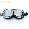 Skibril Retro motorfiets 100 UV400 bril Vintage Moto Classic voor fietsen Pilot Steampunk ATV fiets koperen helm 230927