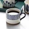 Verres à vin 1 pièces nordique grande capacité 450ml tasse à café en céramique petit déjeuner avoine lait thé tasse nouilles instantanées bol nouveauté cadeaux