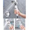 Bathroom Shower Heads high pressure shower head 4 modes with switch on/off button spray Water Saving Shower Nozzle filter Adjustable Bath shower 230831