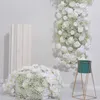 Dekorativa blommor vita riktiga beröring gipsophila baby andas konstgjord rad arrangemang bröllop bord centerpieces blommor boll fönster display