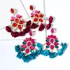 Dangle Earrings Arrival Bohemia Handmade Crystal Fashion Colorful Fringe Tassel For Women Luxury Jewelry Wholesale