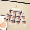 Pullover Autumn Winter Fashion Style Vintage Harajuku Boys' Sweater All Match Loose Casual Knitting Tops Long Sleeve Children's Clothing 230830