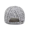 Ball Caps Fashion Baseball Cap for Women Ladies Warm Winter Hat Lattice Outdoor Luxury Brand Design Plaid Adjustable Trucker 230830