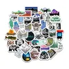 Waterproof 10 30 50PCS Camping Landscape Stickers Outdoor Adventure Climbing Travel Waterproof Sticker to Suitcase Laptop Bicycle 177M