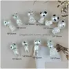 Encantos 10 Pcs Engraçado e Divertido Luminoso Fantasma Alienígena Pingente Colar Criativo DIY Jóias Acessórios Handmade Material PackageCharms Drop Dh9Z1