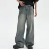 Men's Jeans Fashion Punk Baggy Boyfriend Jeans For Women Men Zippers Pockets Y2k Pant Vintage Streetwear Wide Leg Trousers Kop Denim Jeans 230830