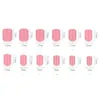 Faux ongles outils de manucure presse sur coeur couverture complète faux court coréen Nail Art conseils