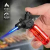 Nouveau petit pistolet de soudage torche, briquet à Jet gonflé sans gaz Butane, réservoir Transparent, allume-feu de cuisine domestique MLZR