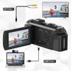 Camcorders Цифровые камеры камеры с 30 -дюймовым вращающимся экраном Профессионал PO HD Video Kids for Home 230830