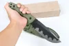 New M33 Outdoor Strong Survival Straight Knife 8Cr13Mov Stone Wash Drop Point Blade Full Tang GFN Handle Fixed Blade Tactical Knives with Kydex