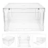 Plates Extra Large Bread Boxs Clear Holder Thicken The Pet Loaf Storage Kitchen Countertop