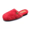 Шерсть 967 2024 Утолщенные туфли тапочки овчарная кожа Мон - модный женский квартирный сингл для зимних женщин на открытом воздухе 64 563