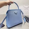 Designer Women Matinee Saffiano Shopping Tote Bag Italy Milano Luxury Brand P Cowhide Leather Office Shoulder Bags Lady Killer Crossbody Strap Handbag