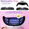 Nail Dryers 66LED UV LED Lamp Dryer For Fast Drying Gel Polish With Motion Sensing Professional Manicure Salon Tool Equipment 230831