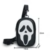 Kvällspåsar y2k koreanska kvinnor mode roliga halloween djävul ghost handväska tjej casual tecknad axel crossbody väska plånar handväskor tygväska 230830