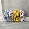 Slippers New Couple Slippers Non slip Plush Cotton Slippers Men's Home Warm Leopard Print Slippers Women babiq05