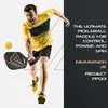 Squashschläger AMASPORT USAPA-zugelassenes Pickleball-Paddel, längliches Paddel, 3K-Reibung, Kohlefaser-Textur, Oberfläche, kantenlos, PP001 / PP002, 230831