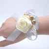 Decorative Flowers 1pcs Fashion Bridal Wrist Bouquet Korean Wedding Bridesmaid Bride Hand Flower