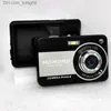 Camcorders Slanke mode 28 MP draagbare digitale camera 2,7 inch scherm Videocamcorder 8X zoom Anti-shake voor studenten Kinderen cadeaufotocamera's Q230831